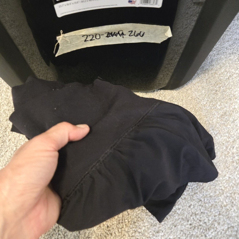 Aerie Culotte Black Flirty Shorts Skirt Flowy V Front Sz M Medium Offline - Picture 9 of 9